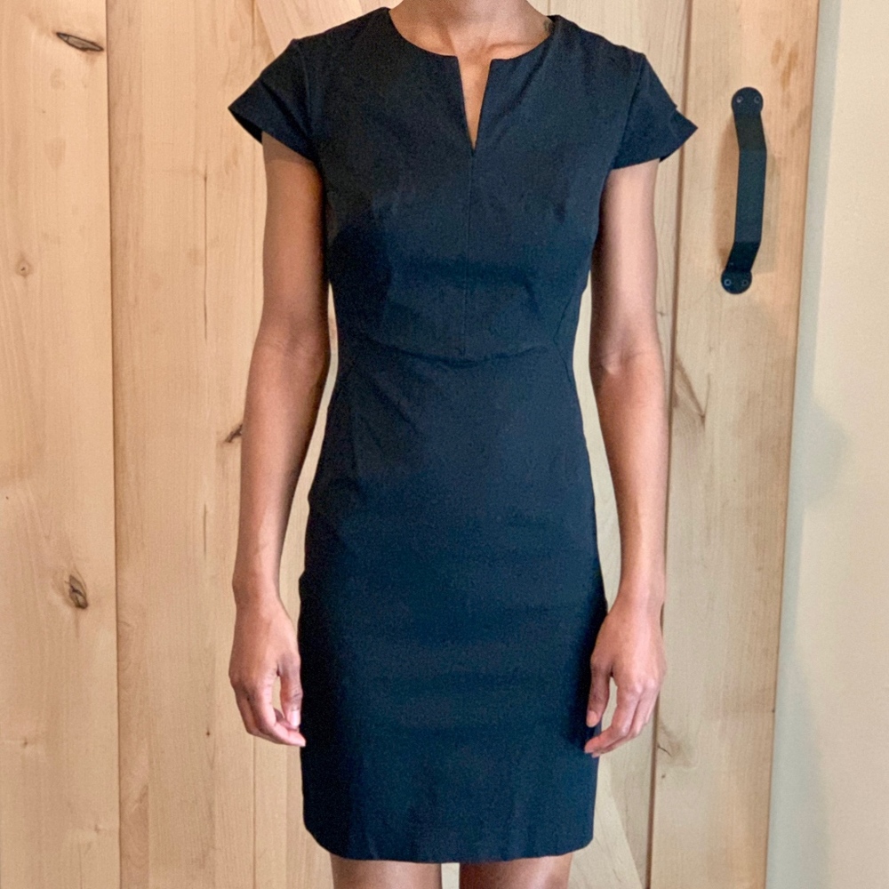 Banana Republic Black Bi-Stretch Pencil Dress